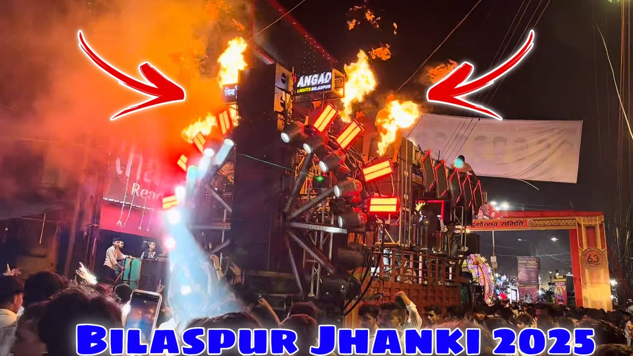 Dj VINAYAK BSP - Tagda Performance 💥 Bilaspur Jhanki 2025 