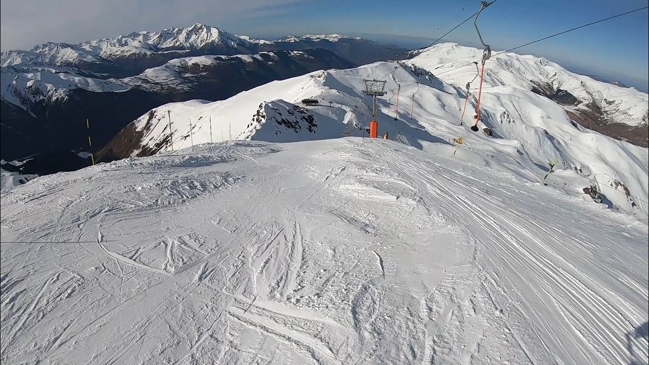 Ski Peyragude,  Piste Noire Cap de Hitte & Pène Nère