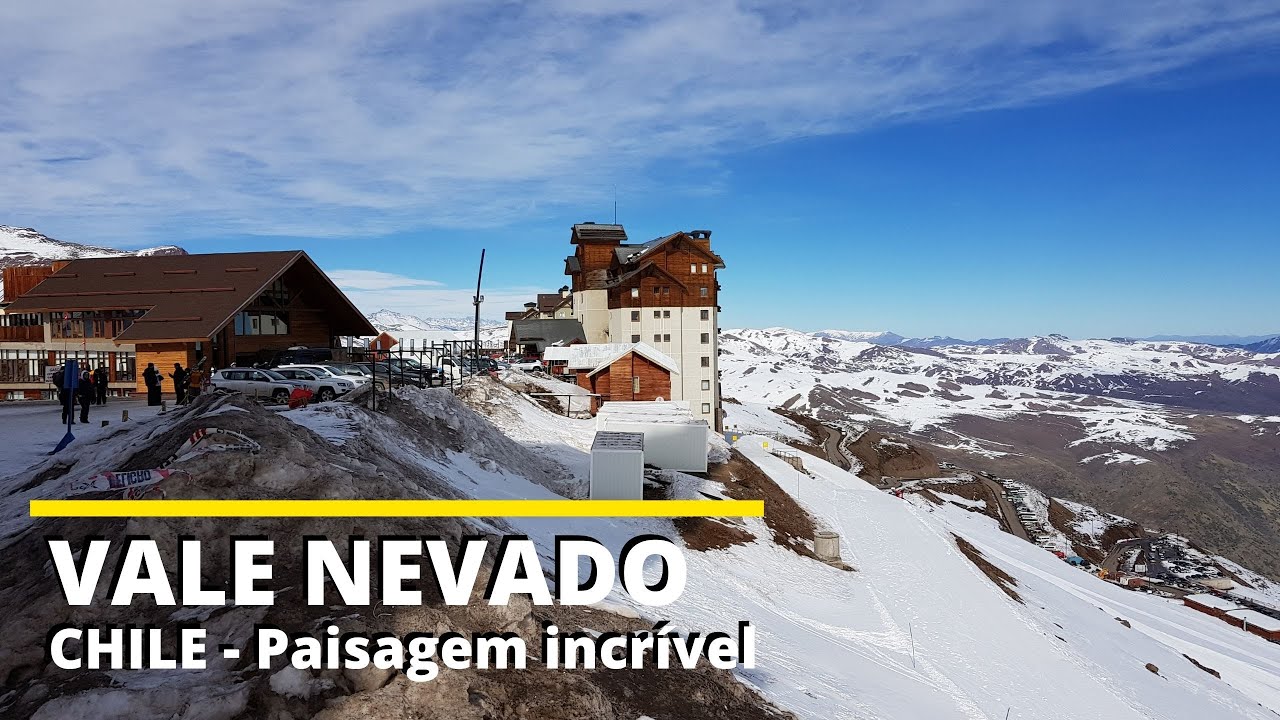 VALE NEVADO Chile ❄❄, paisagem incr&iacute;vel, num video curto com musica boa ao fundo.