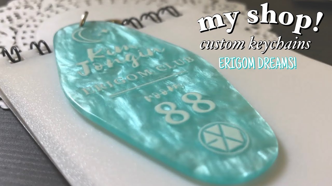 my custom kai keychains are here! | dreamxlab unboxing: erigom dreams