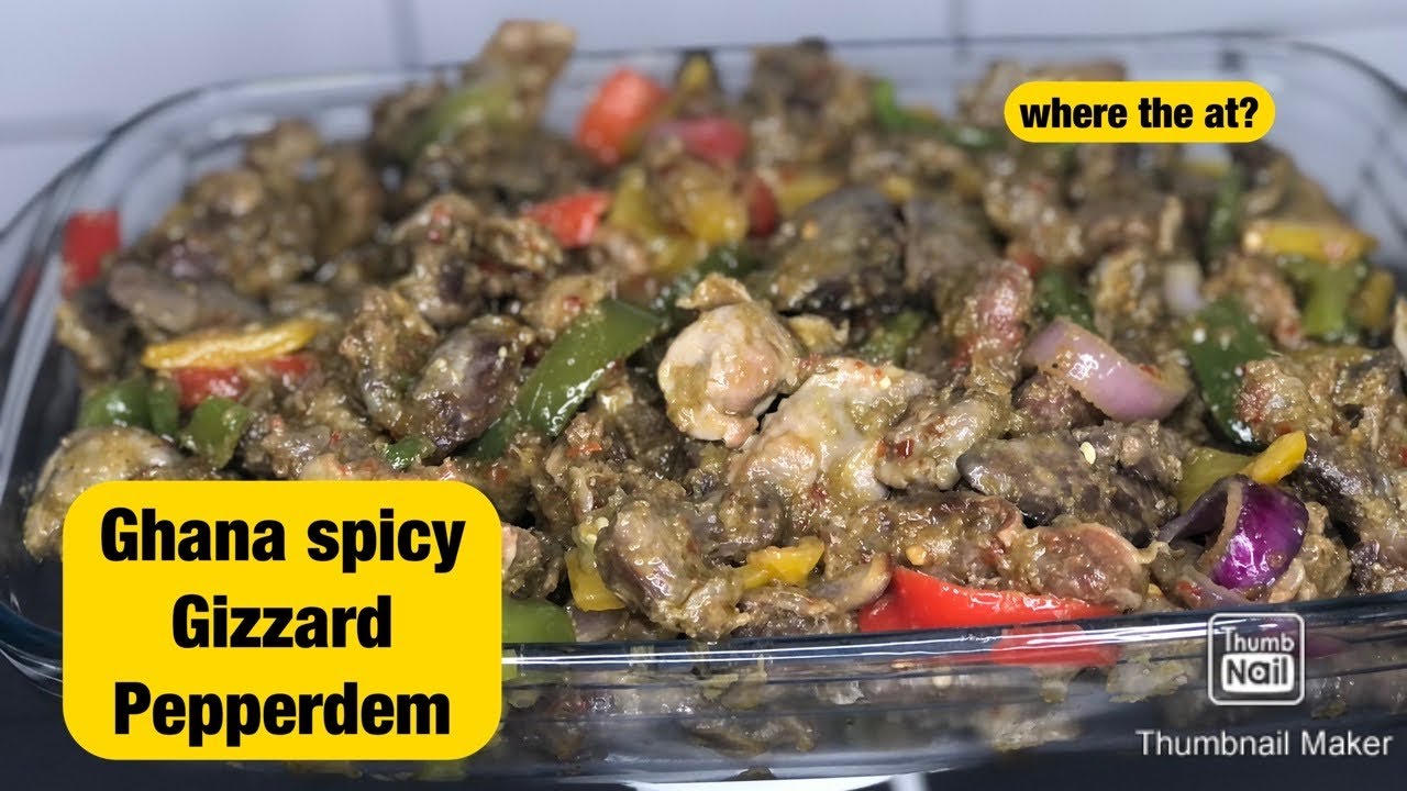 LETS MAKE GHANA PARTY SPICY CHICKEN GIZZARDS #PEPPERDEM #GHANASPICYGIZZARD #VLOGMAS #FOODMAS