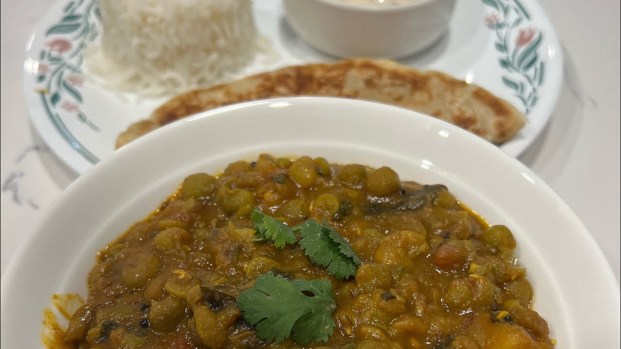 Алу Матар в стиле Фиджи / карри с горошком и картофелем / веганский рецепт