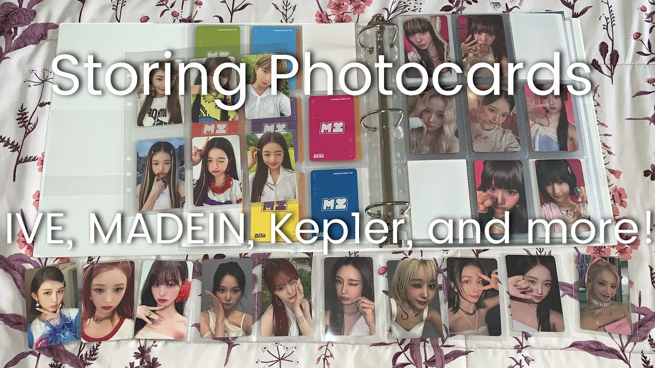 Storing Photocards 11 | IVE, MADEIN, Kep1er, and more!