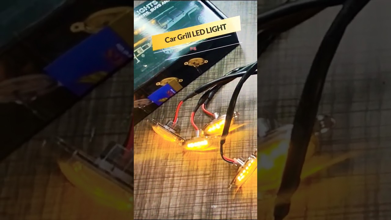 Car Grill LED light 🚨 #shorts #ledlights