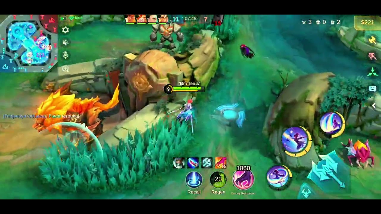Gameplay fanny darat..terlalu di remehkan sama harley musuh
