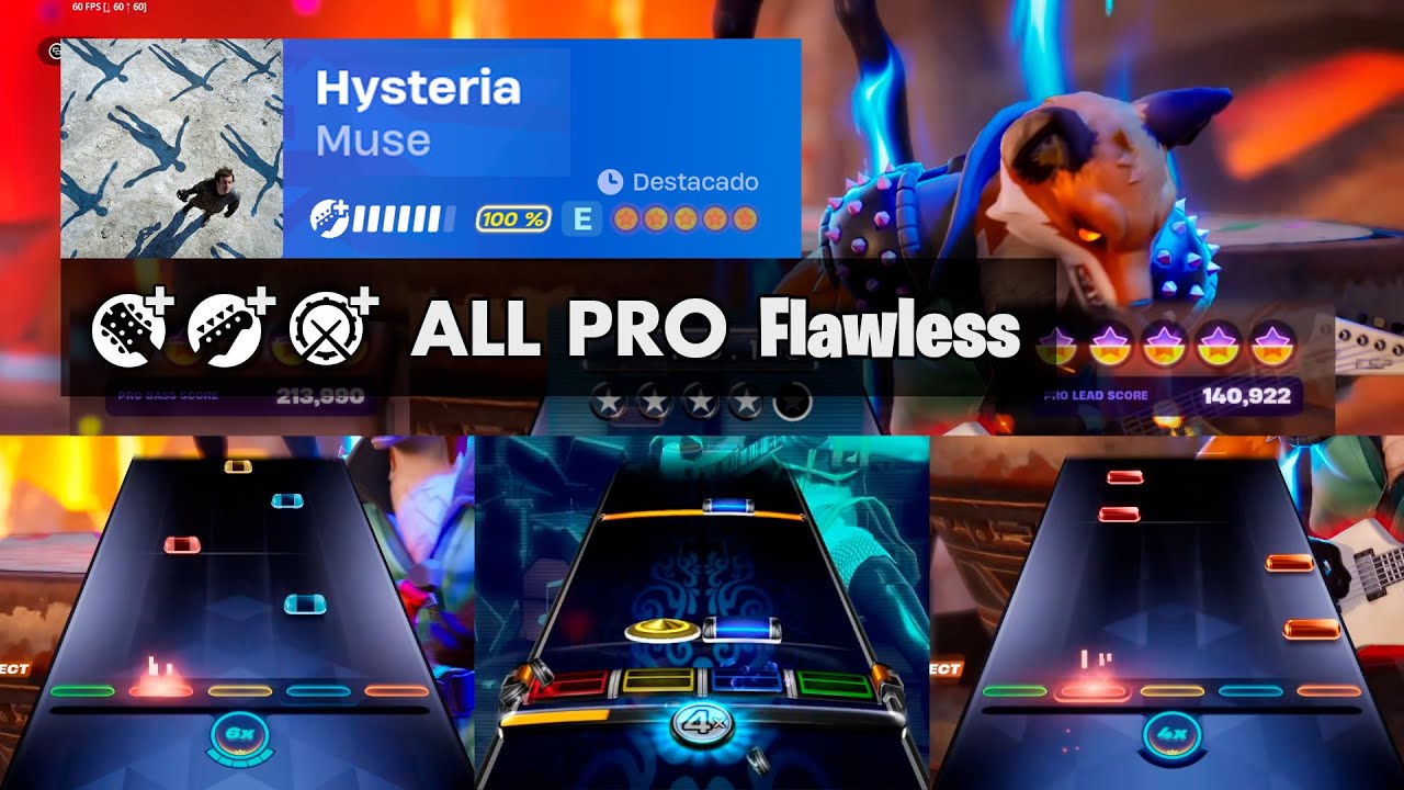 "Hysteria" - Muse | Expert All Pro Instruments* Flawless | Fortnite Festival