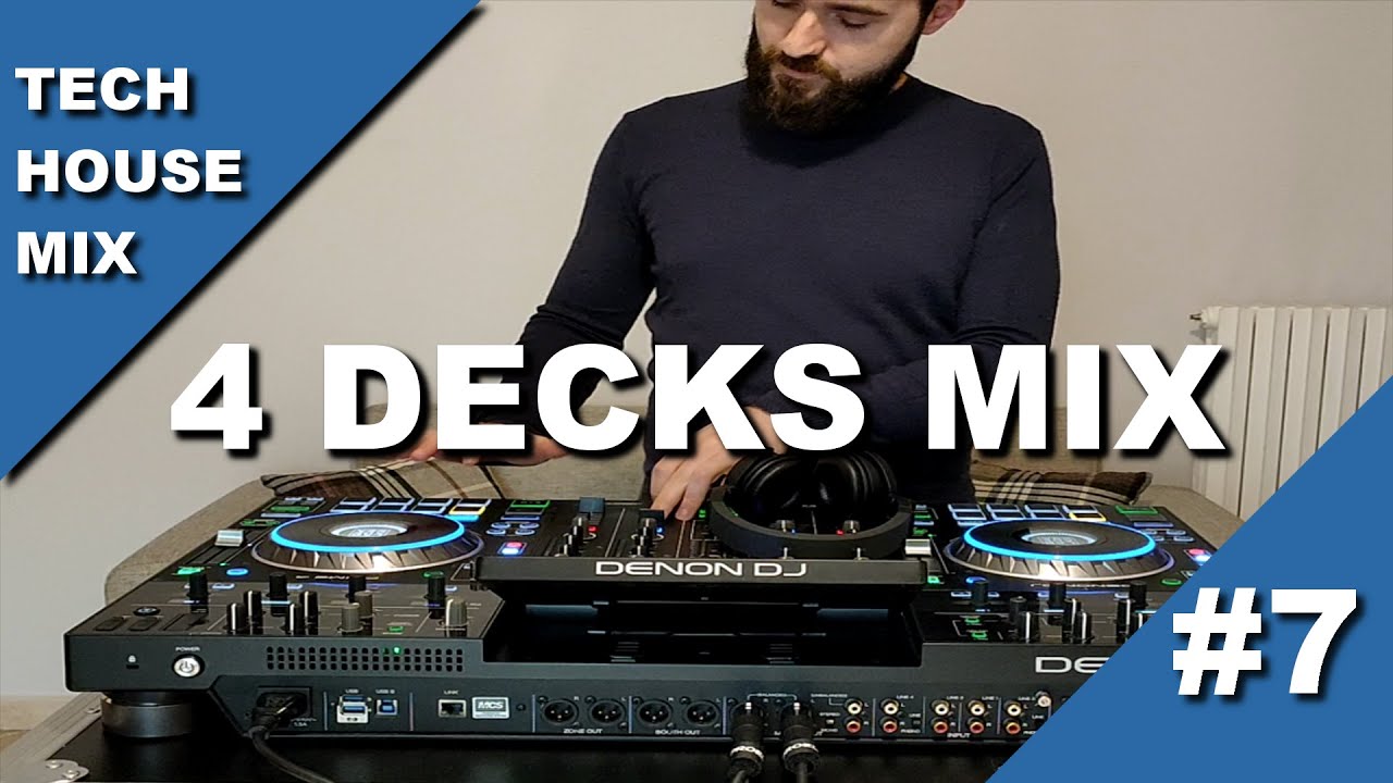4 DECKS IN THE MIX with Denon Dj Prime 4 | Tech House mix #7