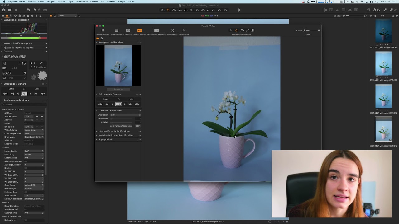 Guía básica de tethering en Capture One