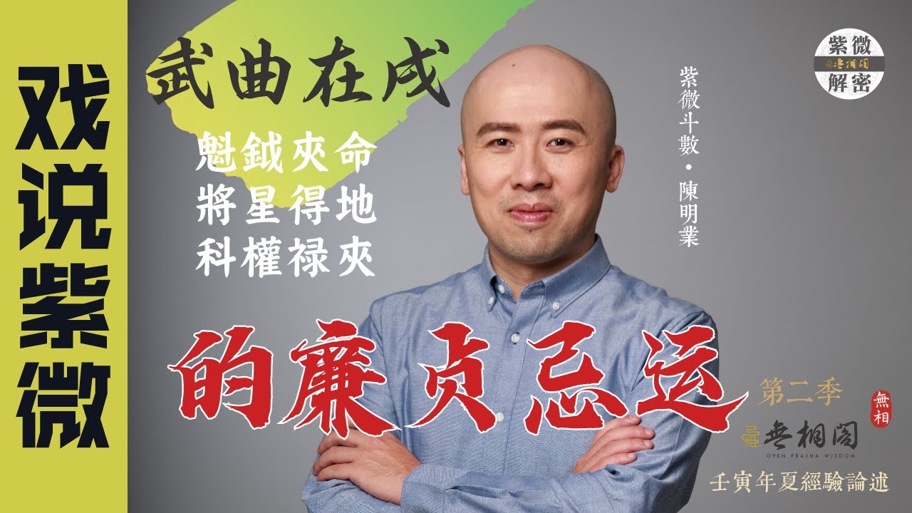 戲說紫微 | 案例23命例：武曲在戌-高薪一定快樂嗎？（坐忌不忌，忌沖為凶？） | 《紫微解密》