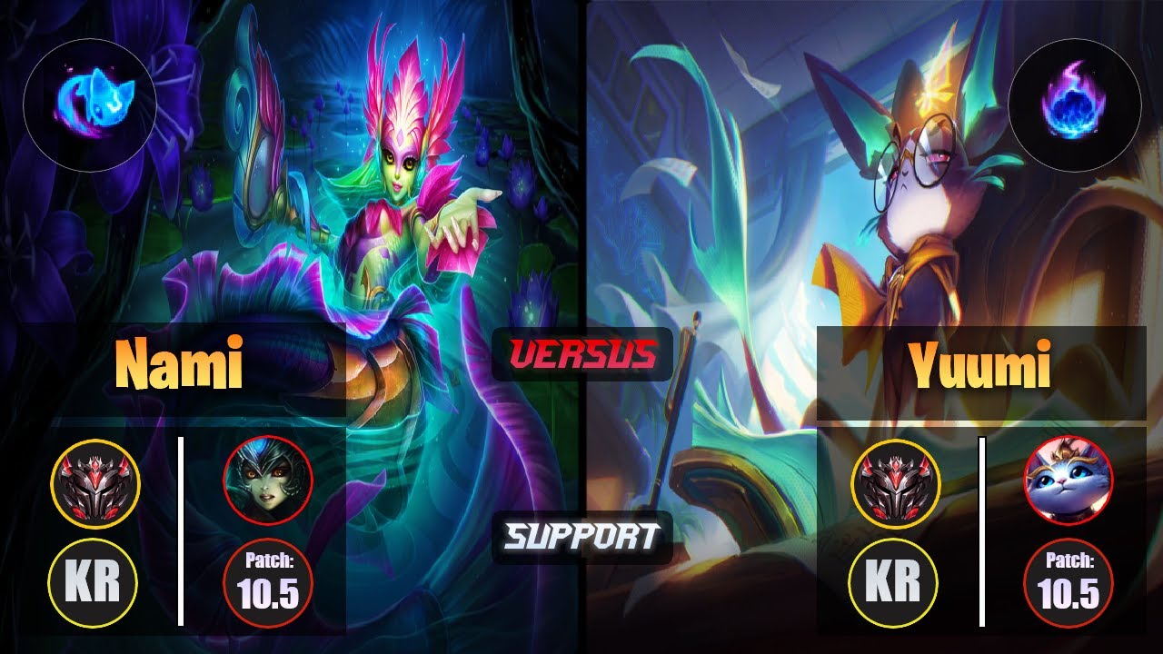 GrandMaster NAMI [Summon Aery] (Support) VS  YUUMI - Grandmaster KR Patch 10.5