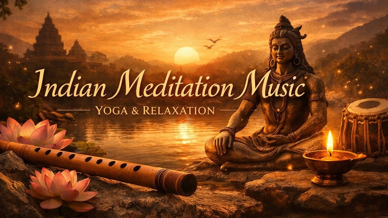 Indian Flute Music for Yoga Bansuri music, Instrumental music, Calming music, Yoga music