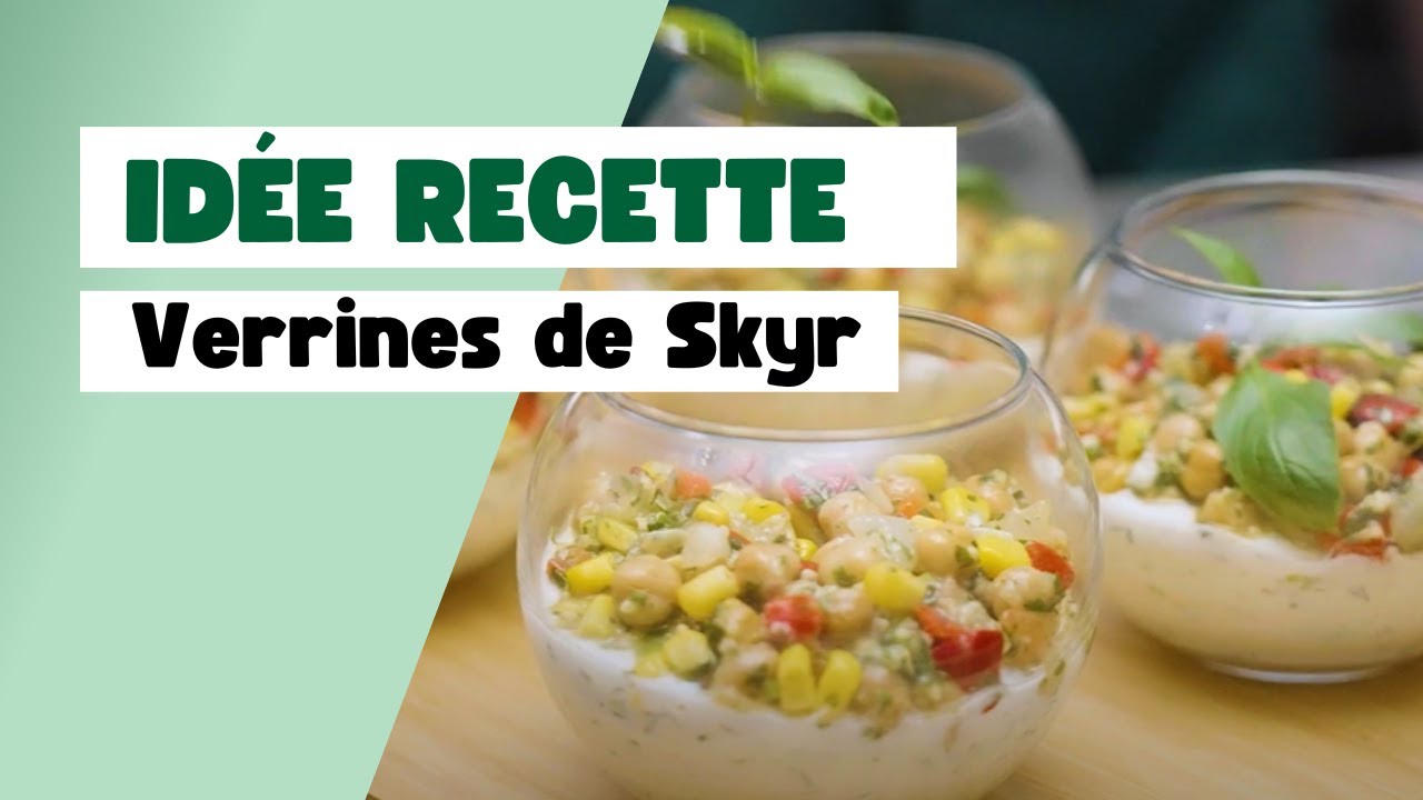 Idée Recette #7 Verrines de skyr - Food Service Pierre Martinet