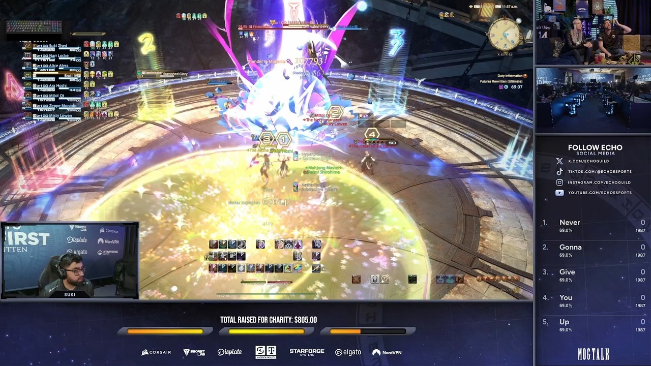 【FF14】【绝伊甸】NL（ECHO）顺利通过P1，进入P2希瓦琳阶段