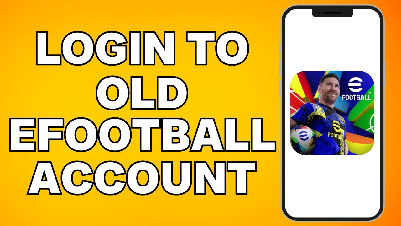 How To Login To Old eFootball 2025 Account | How To Login To Lost PES Id