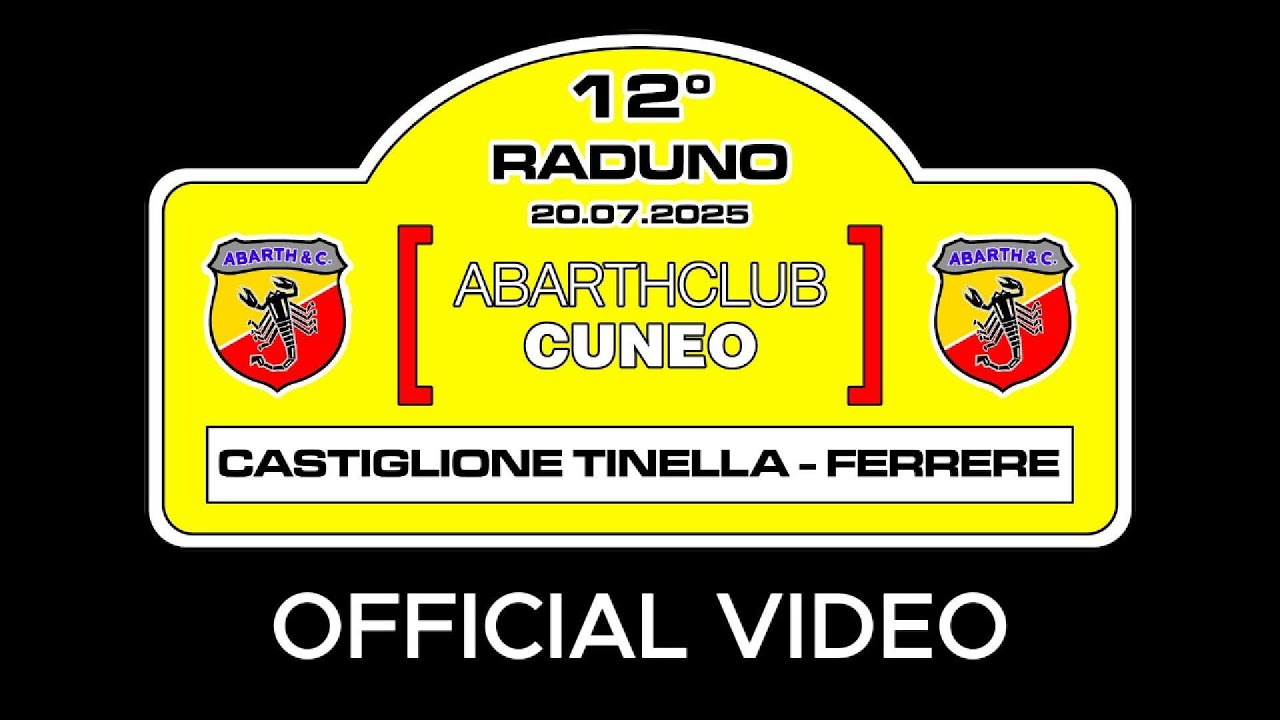 12° Raduno Abarth club Cuneo - Video Ufficiale