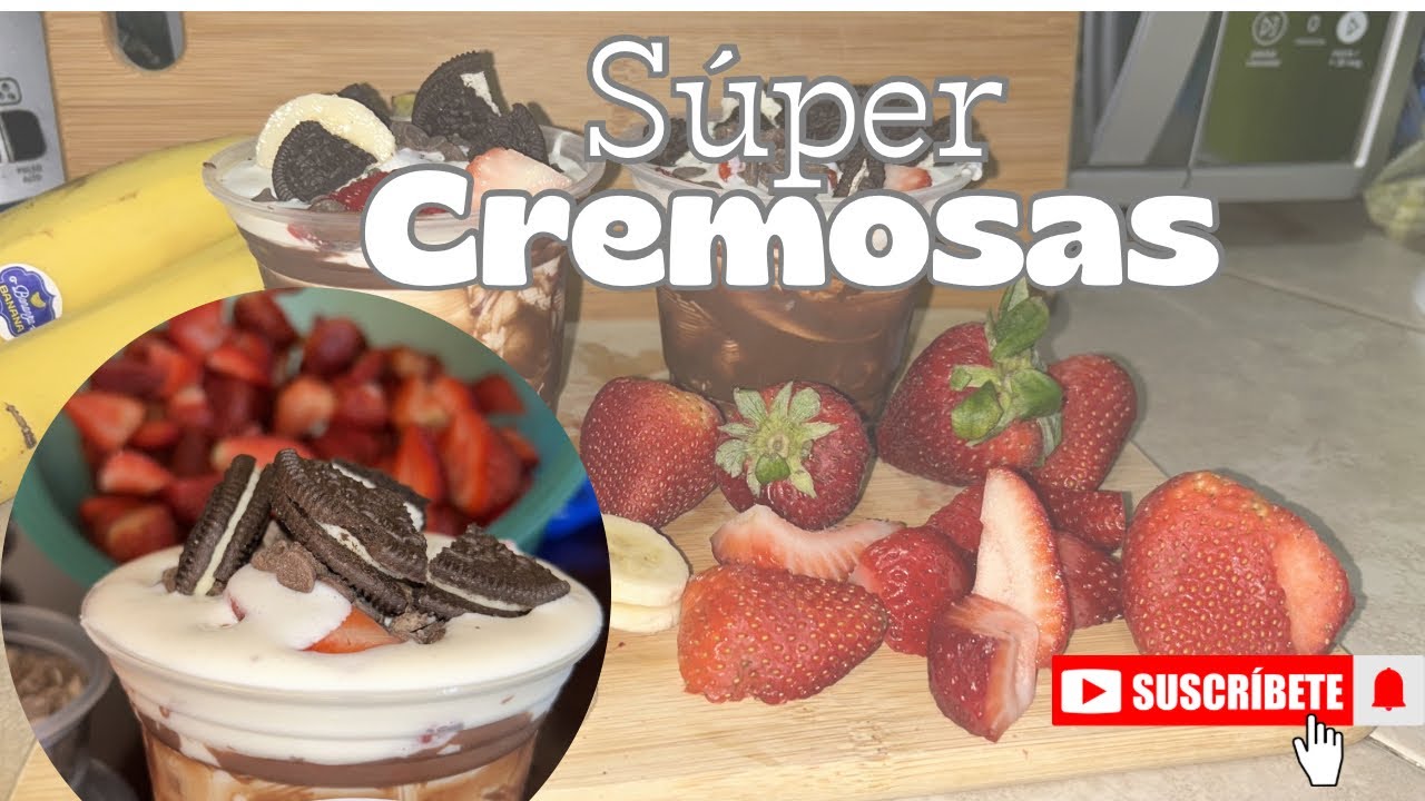El secreto para unas fresas con crema súper CREMOSAS!!  Receta muy fácil 