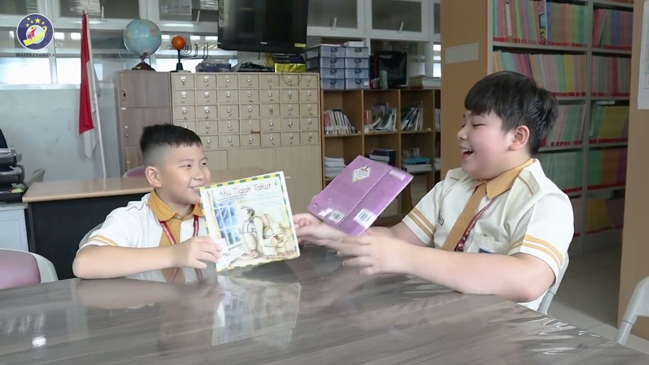 Video Karakter SD Maitreyawira Palembang - Episode 8: Saat sedang di perpustakaan
