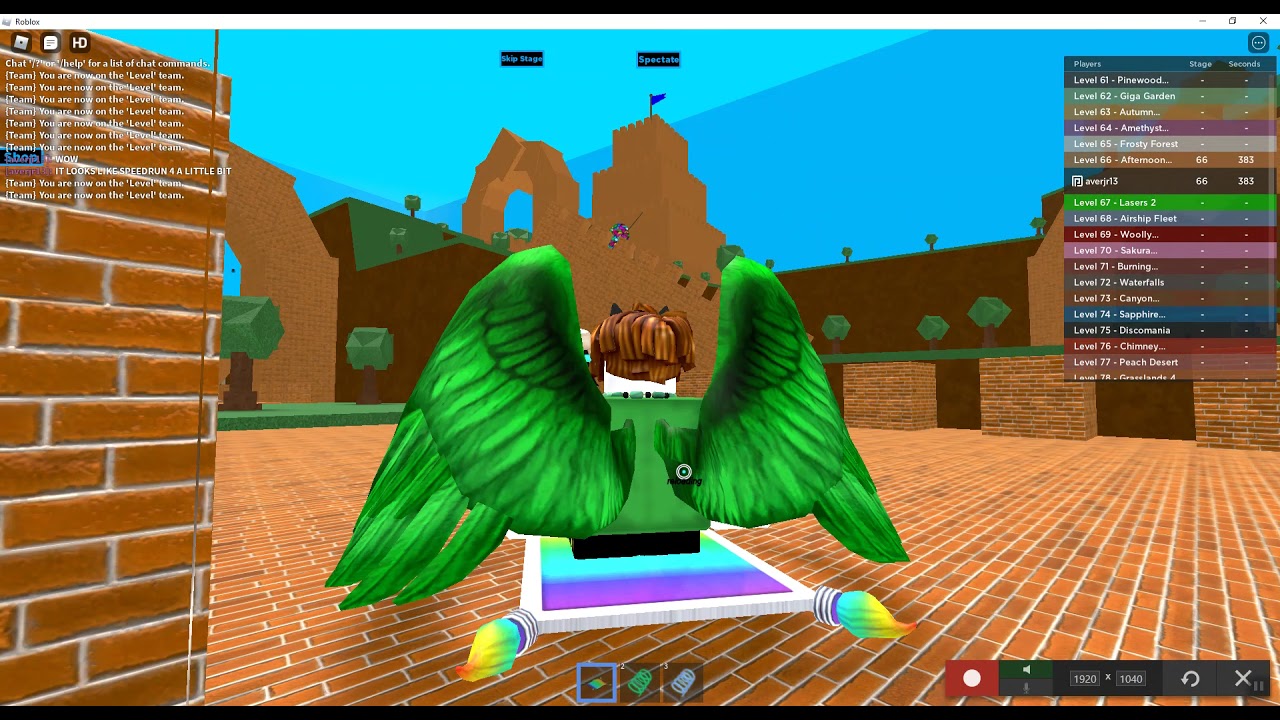 speed run 20 world 4