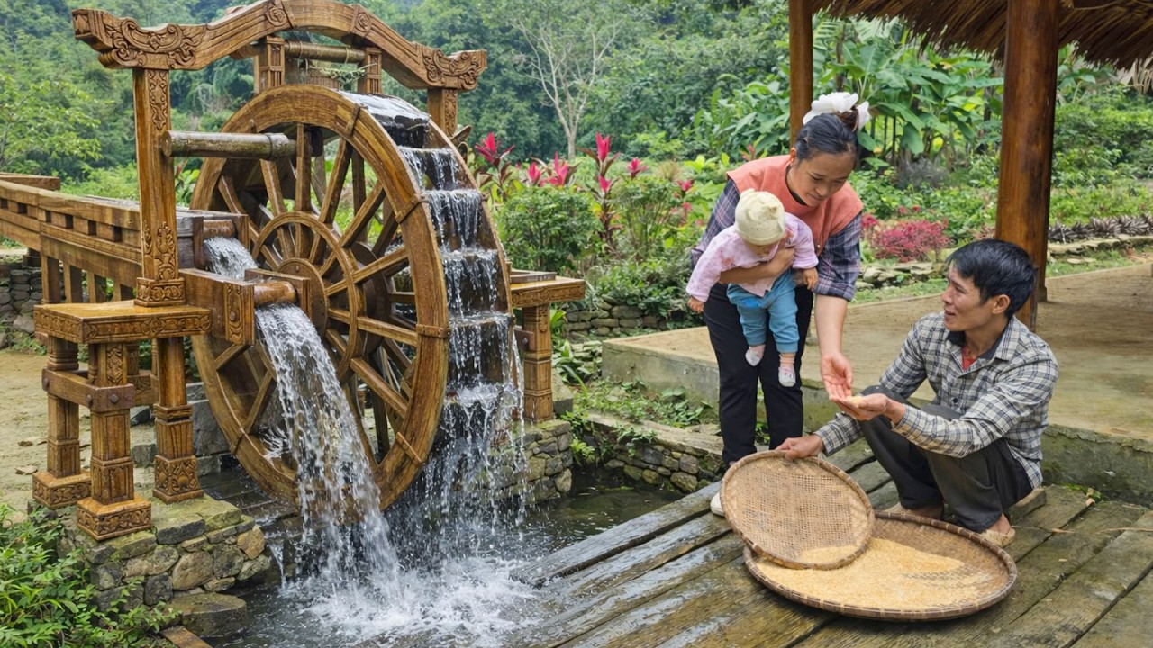 Traditional Rice Pounding in Vietnam : Discover an Ancient Village Craft