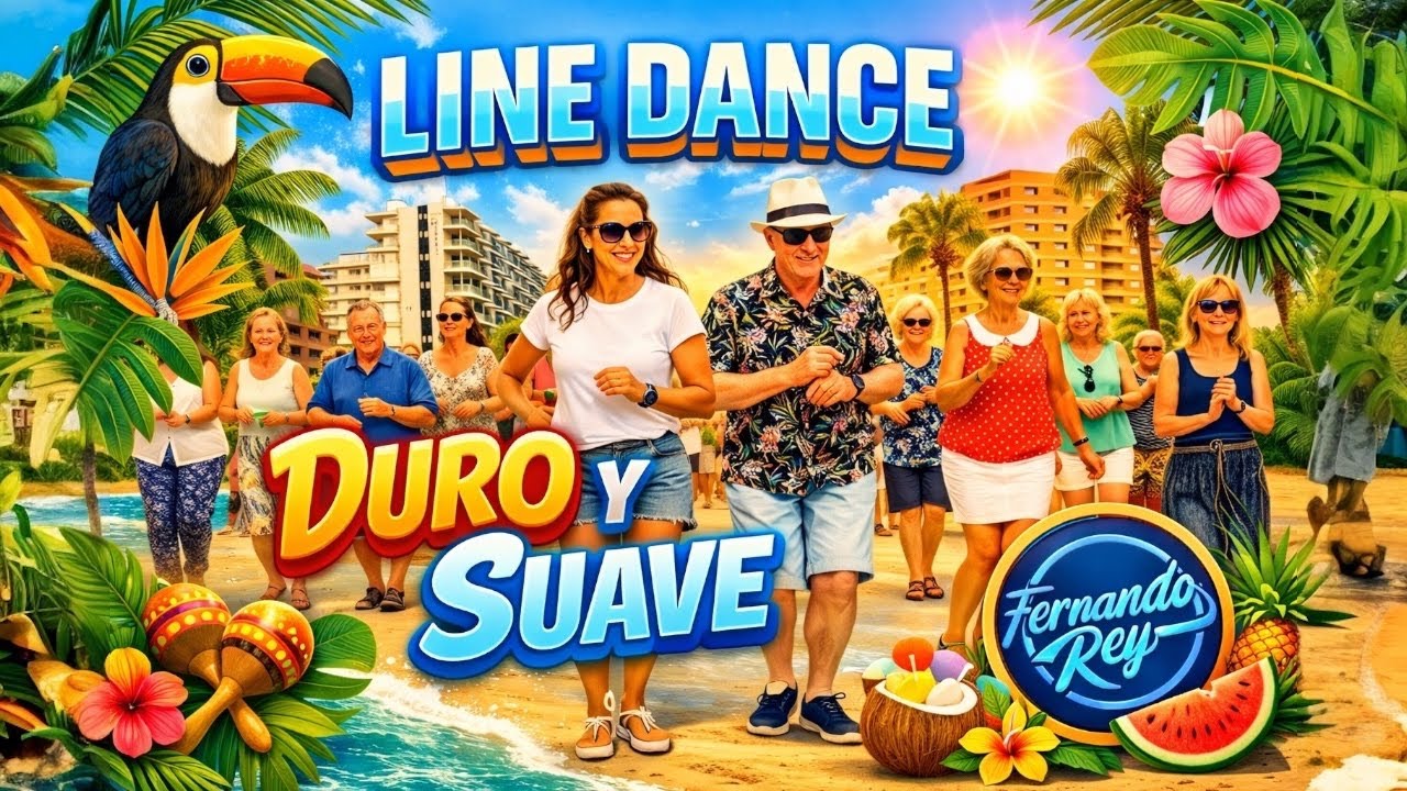 Duro y Suave (Salsa) 💃 Baile en Linea ★ Line Dance ★ Ballo di Gruppo ★