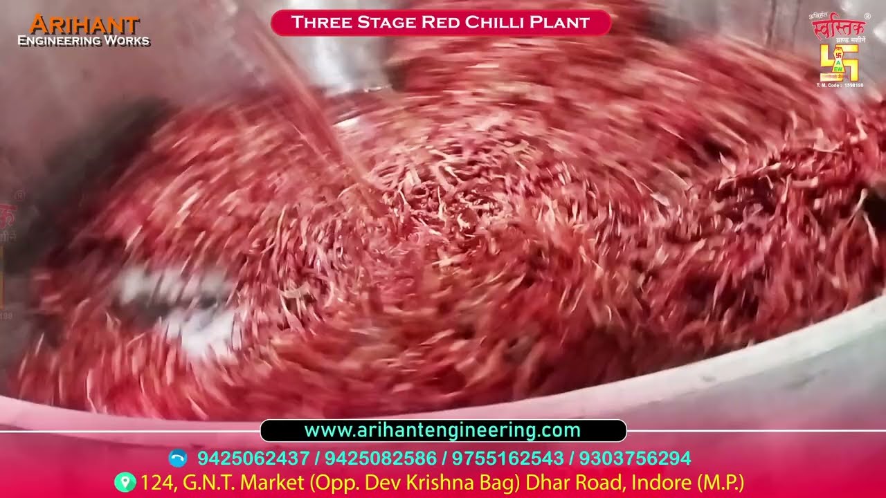 chilli grinding machine|fully automatic spice processing plant|three stage chilliplant|chilli powder