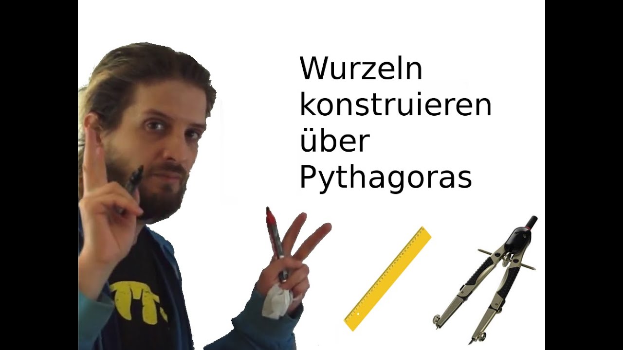 Wie konstruiere ich eine Wurzel über Pythagoras?