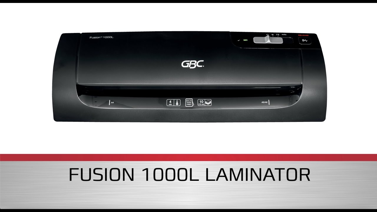 GBC Fusion 1000L A4 Laminator  - Product video (EN)