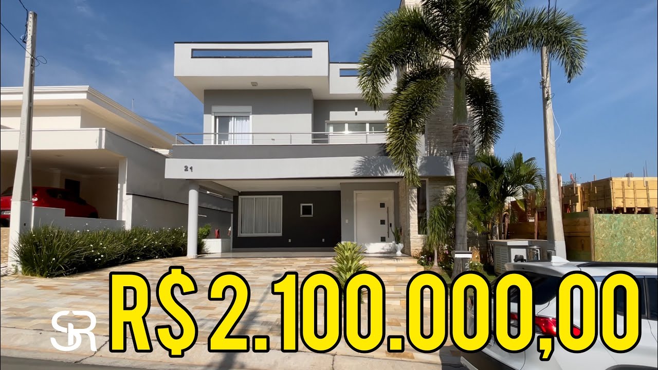 CASA INCRÍVEL ❤️COM 04 SUÍTES NO MELHOR CONDOMÍNIO DO SWISS PARK CAMPINAS-SP | SAMUEL RIBEIRO BROKER