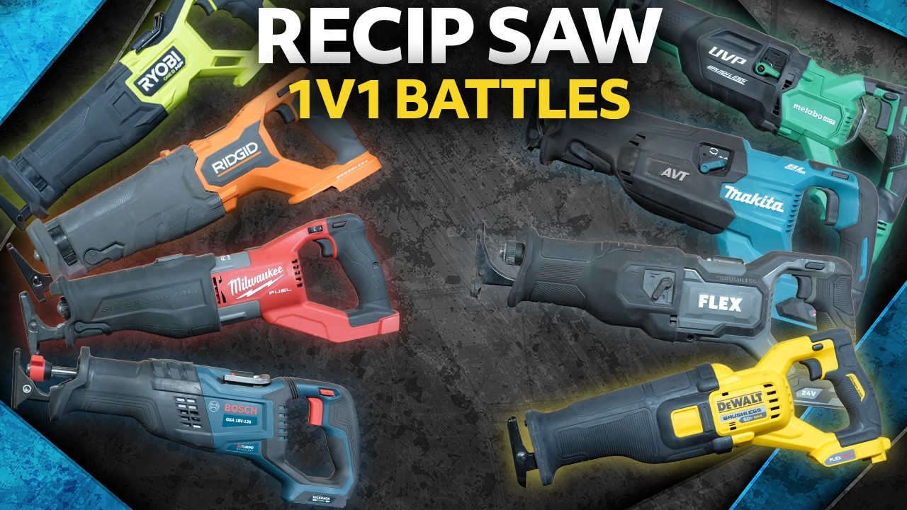 Which Reciprocating Saw Is Fastest? 10 SAWS TESTED!