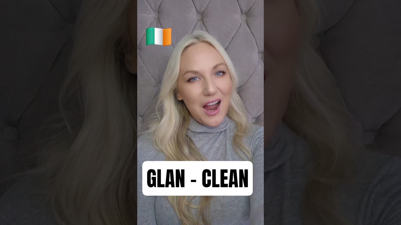Глан - Чистый по-ирландски #irish #learningirish #irishwords #irishlanguage