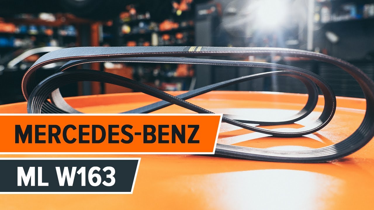 Så byter du multirem på MERCEDES ML W163 [AUTODOC-LEKTION]