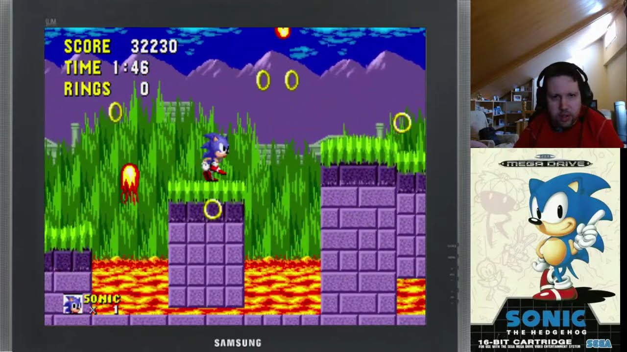 Sonic the Hedgehog (genesis/megadrive) gameplay