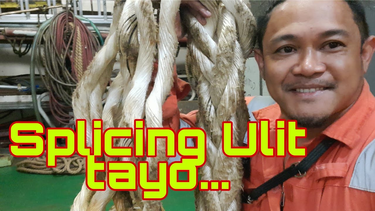 tSaDA Ni Bai Cancio | Paano mag splice ng 8 strand Mooring Rope Eye splice | single splicing