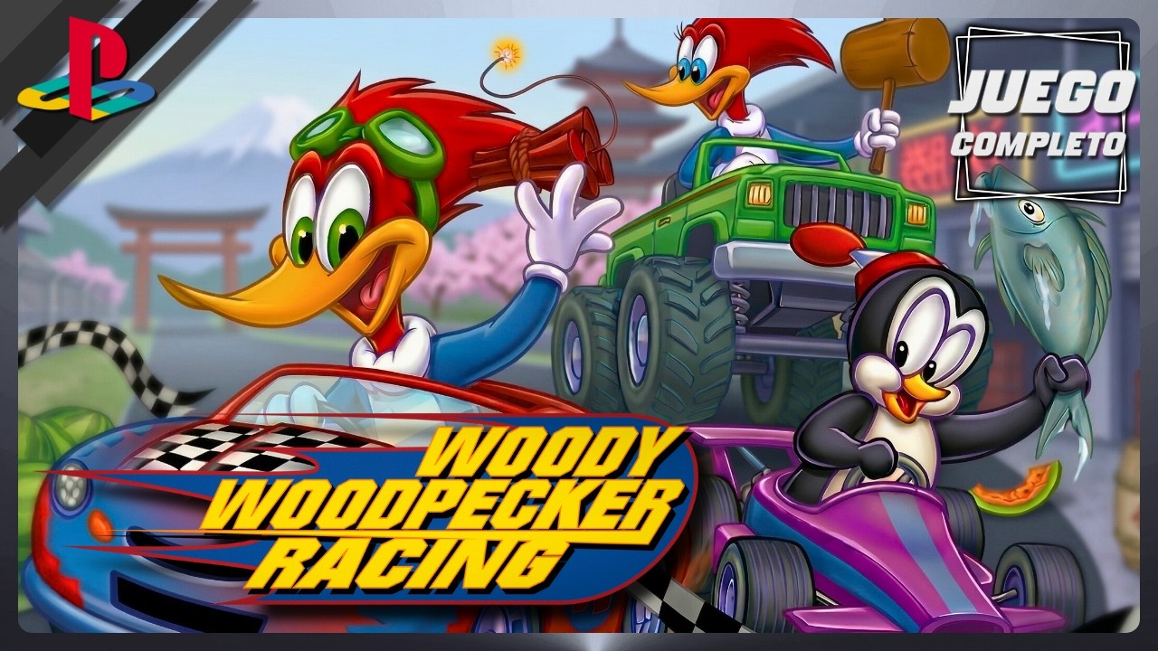 Woody Woodpecker Racing PS1 – Juego Completo Español