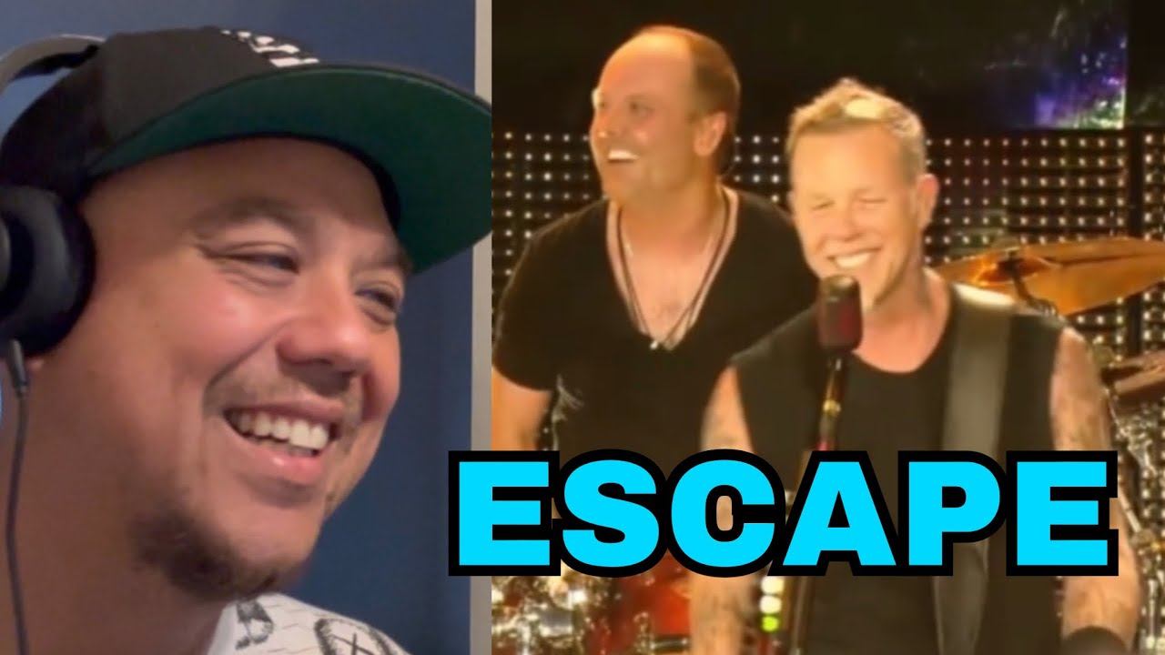 Metallica performing Escape for the First Time ever REACTION , James Hetfield HATES this song!