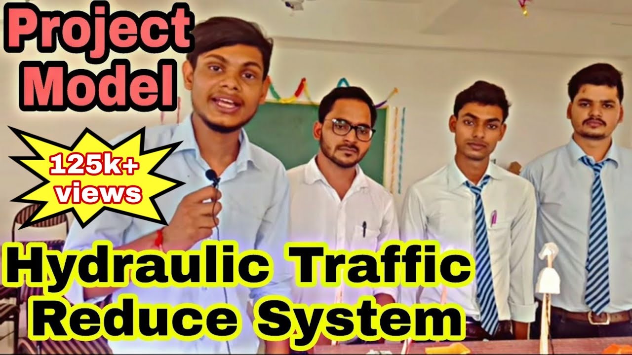 Hydraulic TRS [Traffic Reduce System] Model || Civil Engineering Projects || RRSIMT || Hindi ||