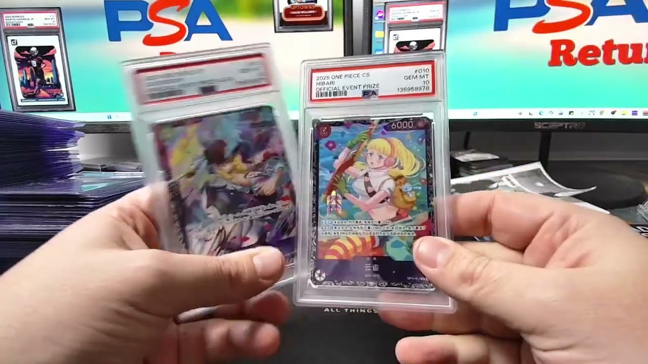 Mail day mail day! More One Piece coming! Some graded cards!
