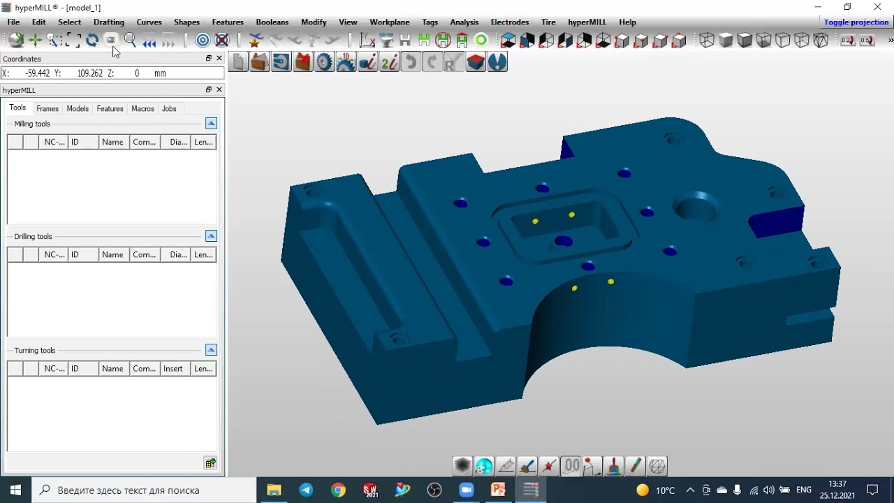 DAY_1: HyperMill CAM introduction to interface #milling #advanced #tutorials #machining #hypermill