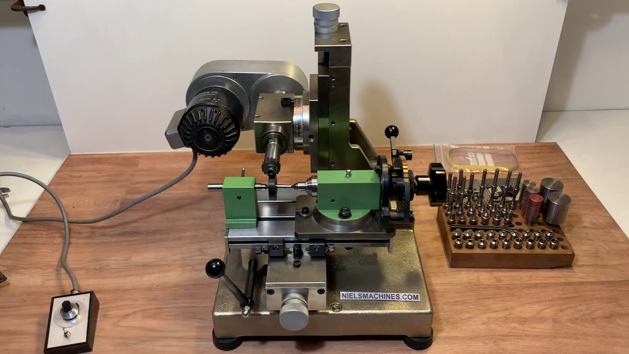 Alessio LFA Small Swiss Milling Machine Gear cutting test