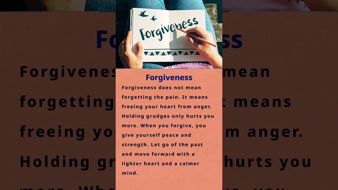 Forgiveness
