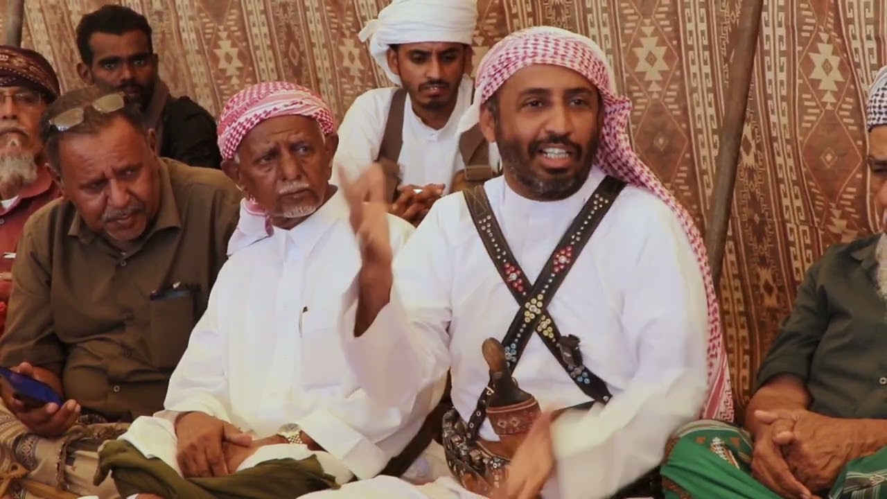 `شاهد ¦`  كلمة الشيخ صالح بن حريز أثناء زيارة وفد قبائل نوّح لحلف قبائل حضرموت