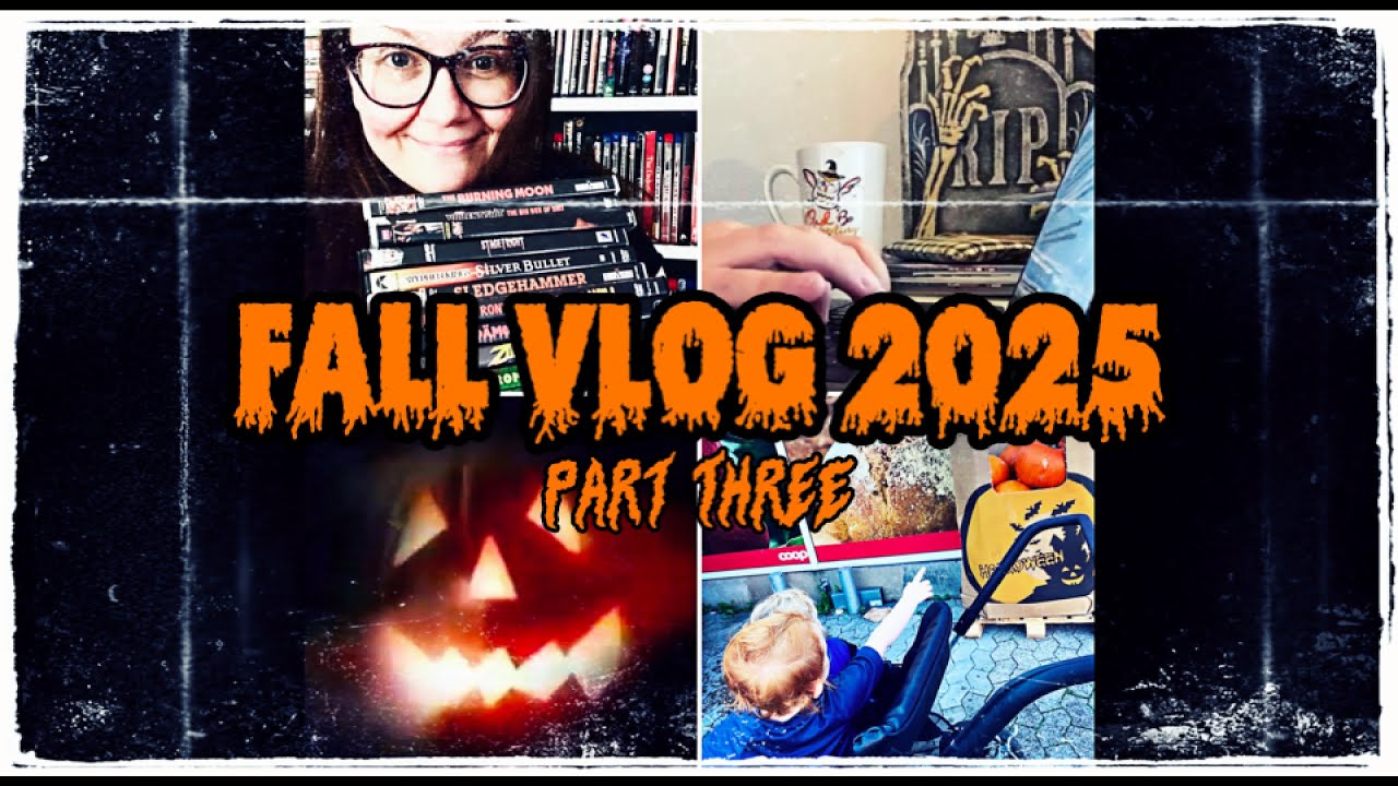 FALL VLOG 2025: part three 🍂 | GorePit Zine, NIGHT OF THE LIVING PUMPKIN, movie stacks, & MORE