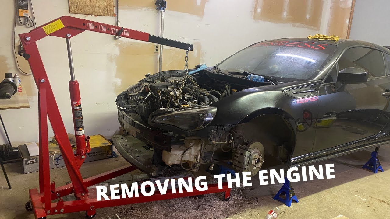 How To Take Out a BRZ FRS GT86 engine
