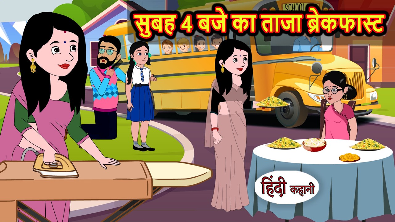सुबह 4 बजे का ताजा ब्रेकफास्ट Bedtime Stories | Hindi Moral Story | Fairy Tales | Kahani | Storytime