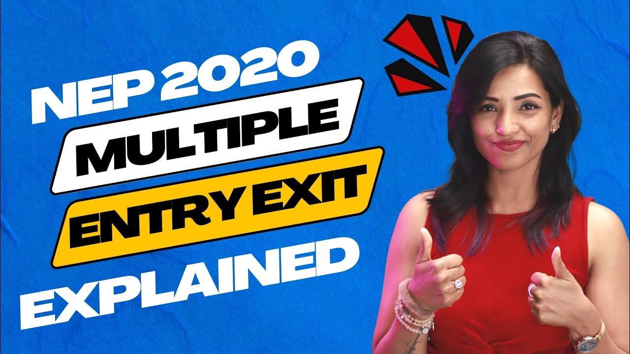 NEW EDUCATION POLICY  2020 MULTIPLE ENTRY EXIT EXPLAINED| IS HONOURS COMPULSORY?