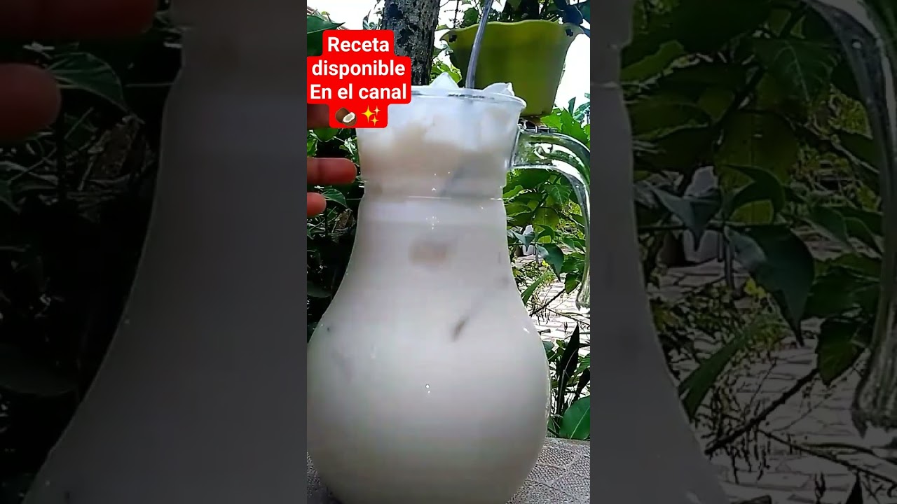 REFRESCO DE COCO DELICIOSO #facil #rapido #recetas #viral #economico #cocina #aguasfrescas