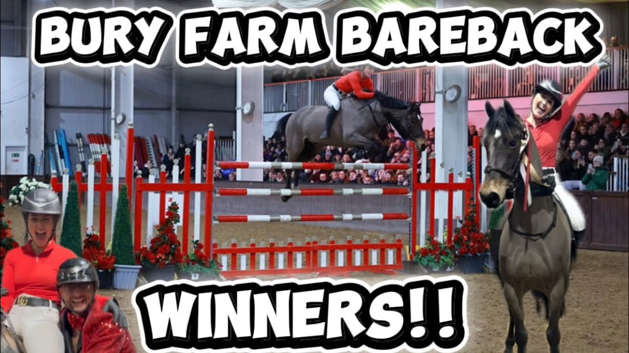 BURY FARM BAREBACK WINNERS 1.55M!! 