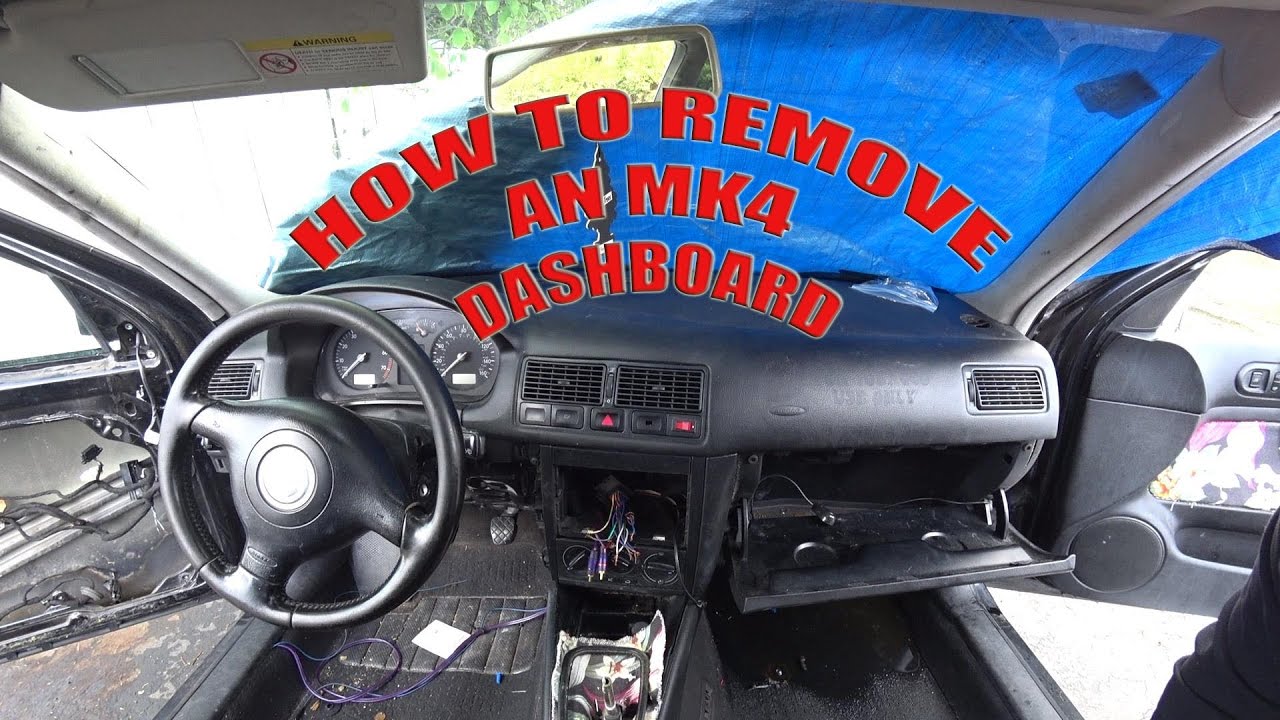 How to Remove an MK4 GTI/Jetta/Golf Dashboard DIY