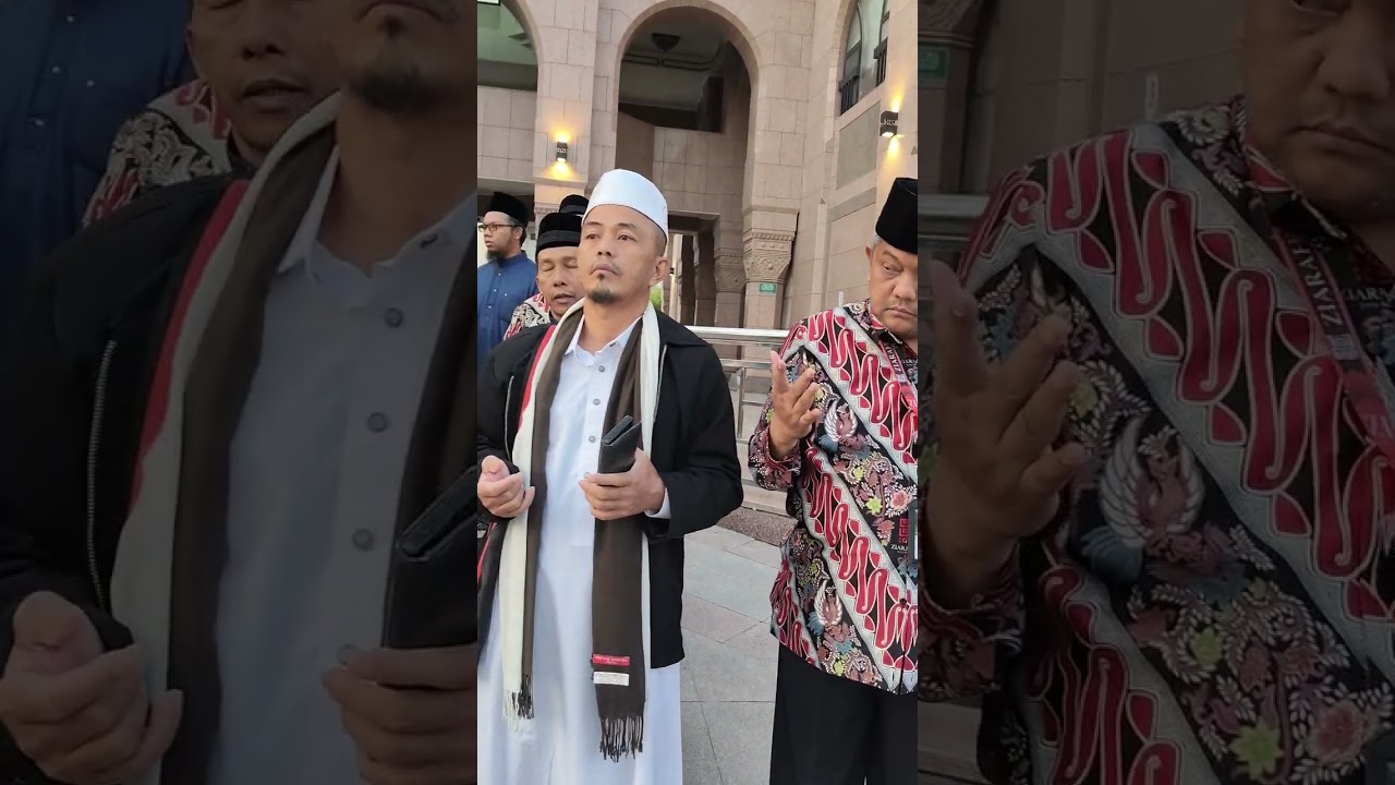 شوف جمال وداع سيدنا النبي صلى الله عليه و سلم من معتمري اندونيسيا شوف الفيديو كاملاً و هتستمتع 
