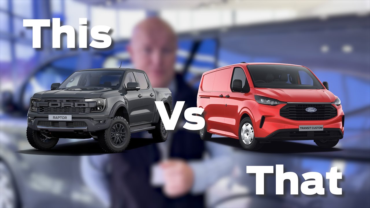 Ford Transit Custom Double Cab vs Ford Ranger Double Cab | Ultimate Work Van & Truck Showdown!